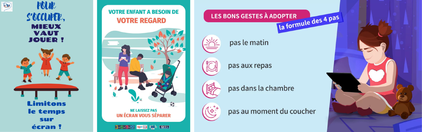 Visuels de quelques affiches à titre d'exemple de ce que vous pouvez retrouver dans nos listes